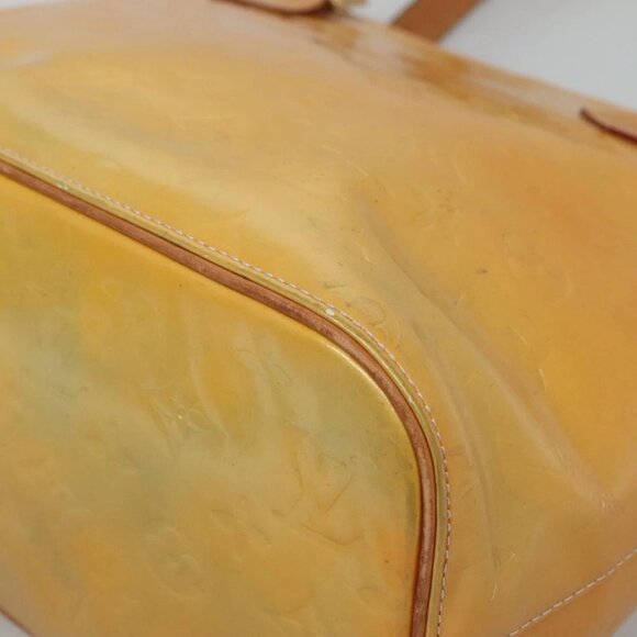 LOUIS VUITTON Monogram Vernis Houston Hand Bag Gris - Picture 10 of 16